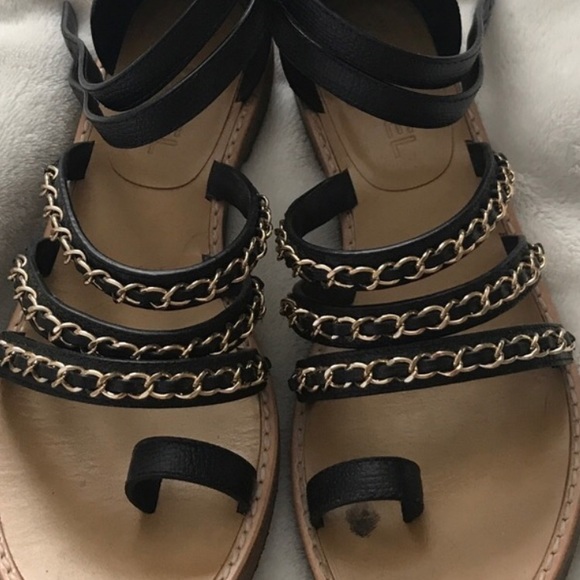 chanel gladiator sandals
